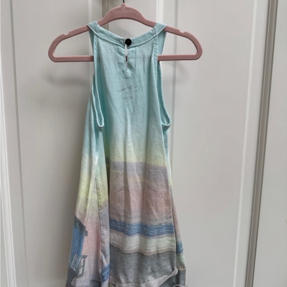 Art Class 3T Girls Blue Sunset Beach Sleeveless Dress - Picture 5 of 5